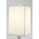 Canada 40 inch 100.00 watt Silver Table Lamp Portable Light